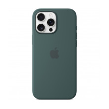 Apple MA7V4ZM/A Silicone Case avec MagSafe for Apple iPhone 16 Pro Max - Lake Green